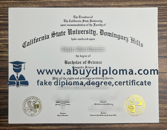 Buy California State University, Dominguez Hills fake diploma.