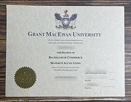 Make Macewan University diploma.