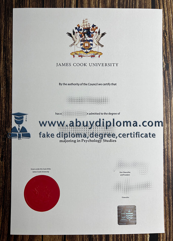 Get James Cook University fake diploma, Make JCU diploma.