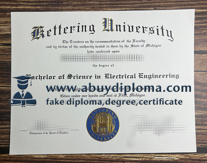 Buy Kettering University fake diploma. Make Kettering University diploma.
