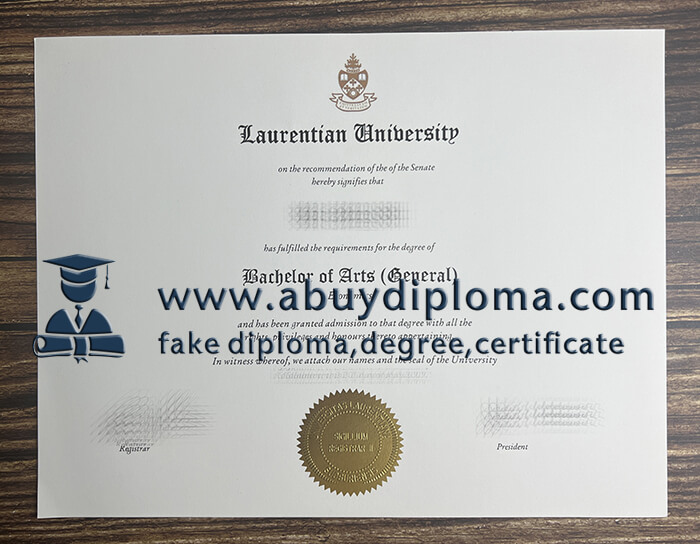 Buy Laurentian University fake diploma.