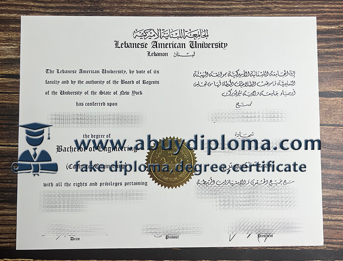 Buy Lebanese American University fake diploma, Make LAU diploma.