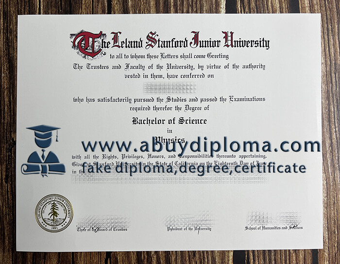 Buy Leland Stanford Junior University fake diploma.