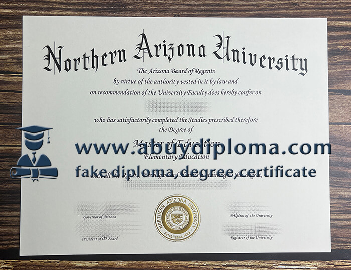 Buy Northern Arizona University fake diploma, Make NAU diploma.