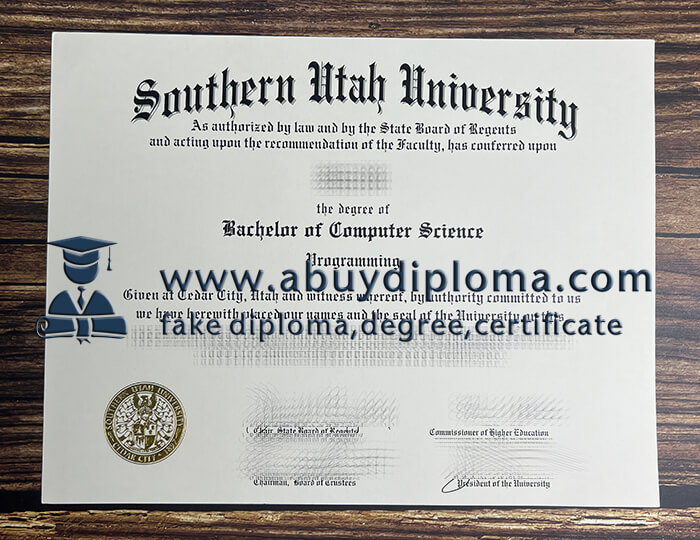 Get Southern Utah University fake diploma, Make SUU diploma.