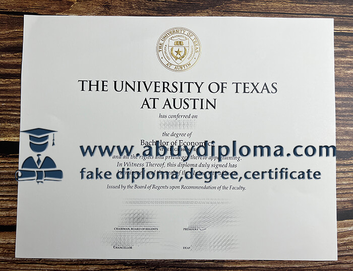 Get to buy University of Texas at Austin fake diploma.