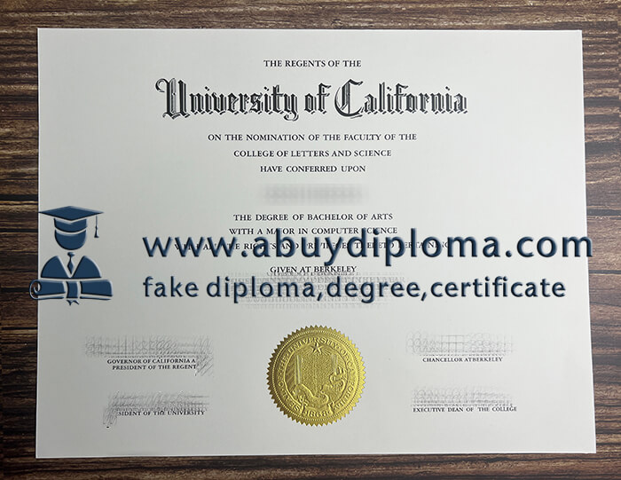 Buy University of California fake diploma, Make UC diploma.