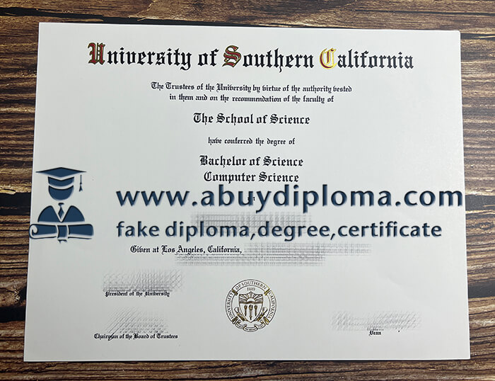 Get University of Southern California fake diploma, Buy USC fake diploma.