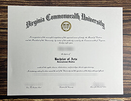 Purchase Virginia Commonwealth University fake diploma.