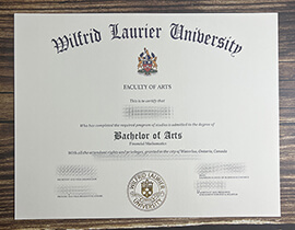 Buy Wilfrid Laurier University fake diploma.