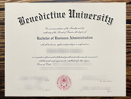 Buy Benedictine University fake diploma.