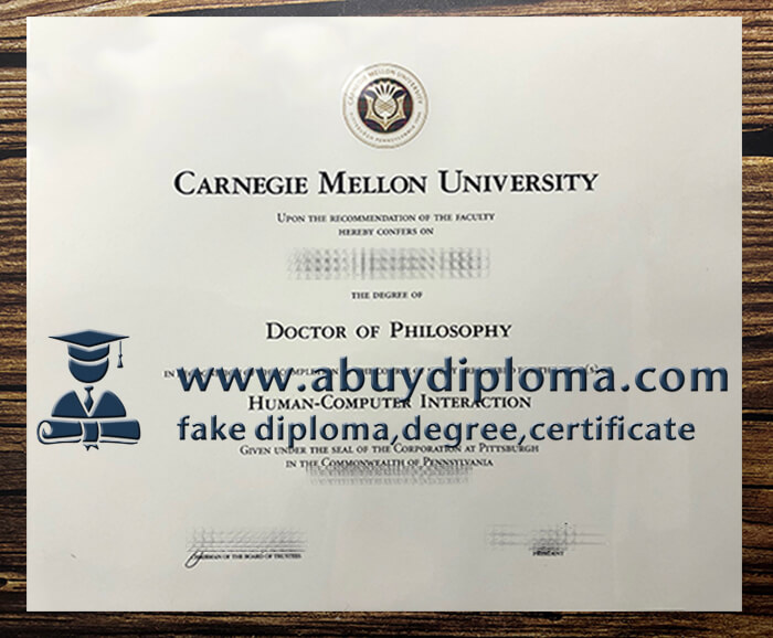 Buy Carnegie Mellon University fake diploma, Fake CMU diploma.