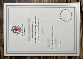 Obtain De Montfort University fake diploma.