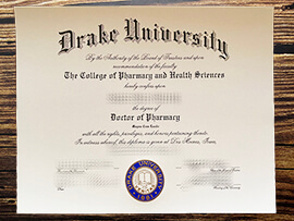 Buy Drake University fake diploma.