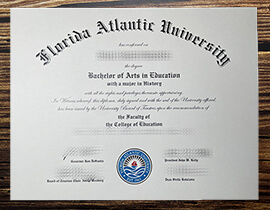 Get Florida Atlantic University fake diploma.
