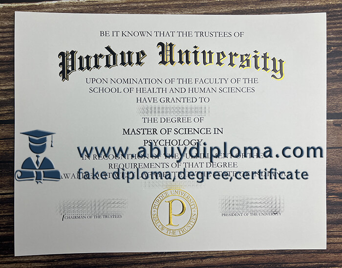 Buy Purdue University fake diploma, Make Purdue University diploma.