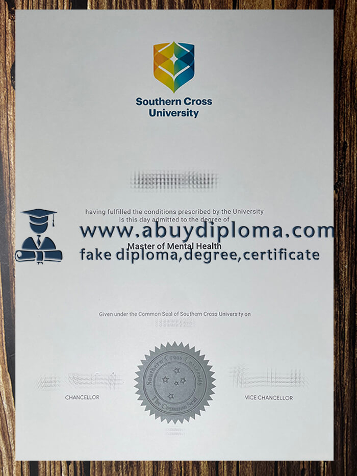 Buy Southern Cross University fake diploma, Make SCU diploma.