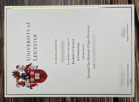 Obtain University of Leicester fake diploma.