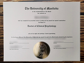 Purchase University of Manitoba fake diploma.