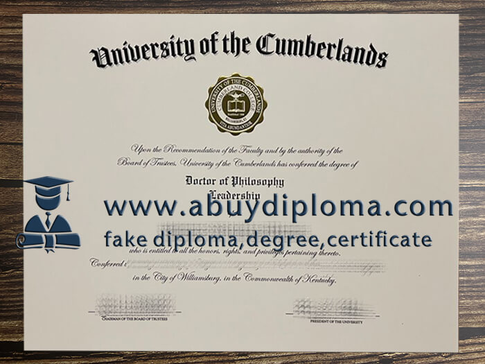 Get University of the Cumberlands fake diploma.