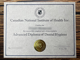 Order Canadian National Institute of Health fake diploma.