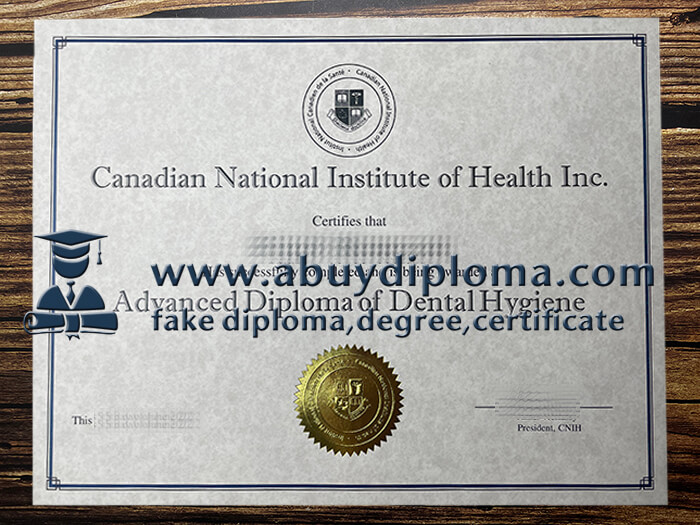 Buy Canadian National Institute of Health fake degree, Make CNIH degree online.
