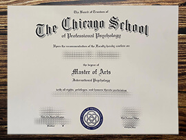 Buy Chicago School of Professional Psychology fake diploma.
