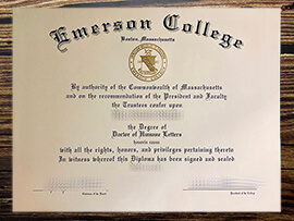 Purchase Emerson College fake degree online.