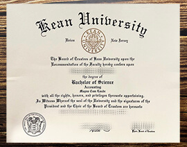Fake Kean University diploma, Get Kean University fake diploma.