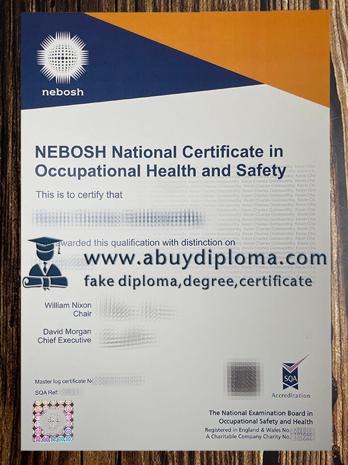 Buy Nebosh fake diploma, Make Nebosh diploma.