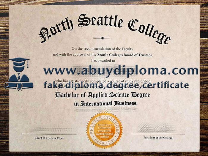Get North Seattle College fake diploma, Make NSC diploma online.