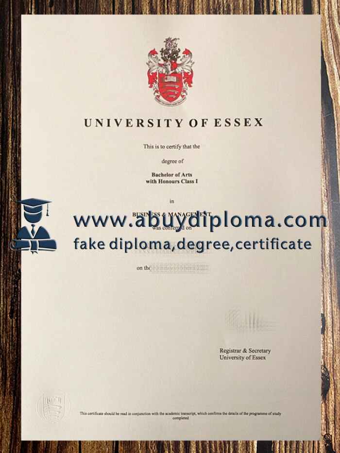 Buy University of Essex fake diploma, Make University of Essex degree.