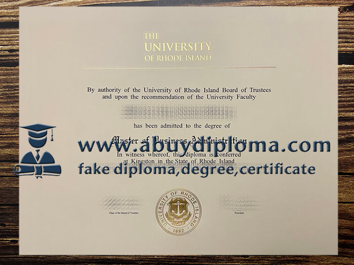 Get University of Rhode Island fake degree.