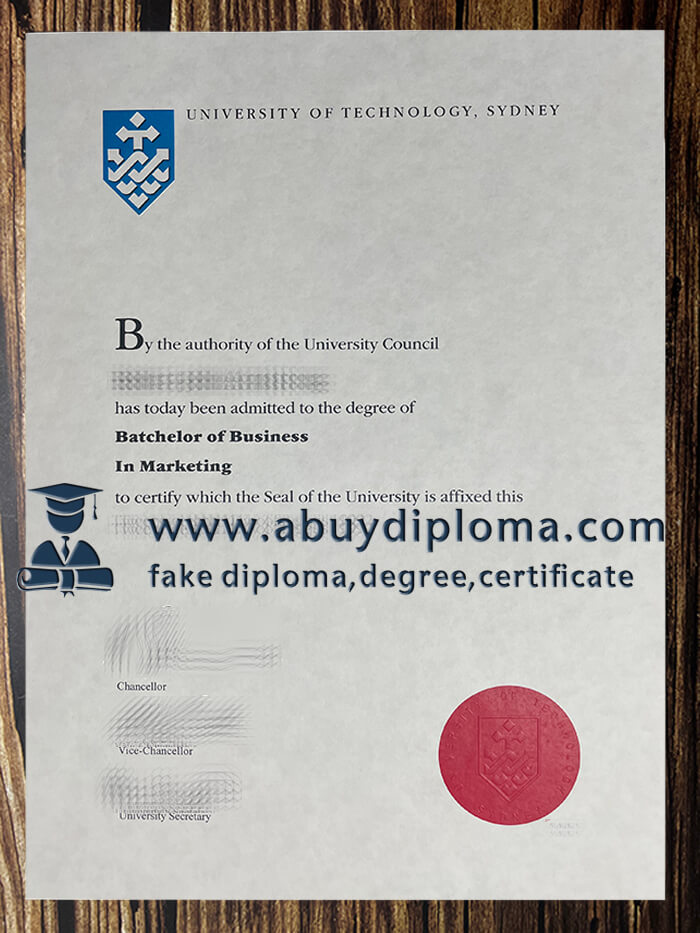 Make University of Techology Sydney diploma, Make UTS diploma.