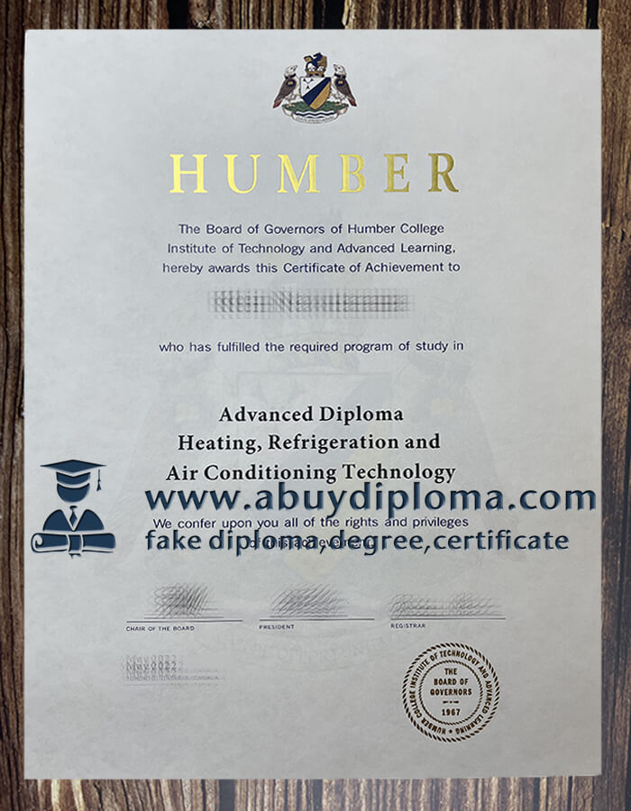 Fake Humber College diploma, Get Humber College fake diploma online.