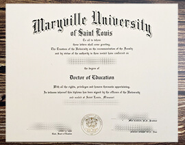 Fake Maryville University of Saint Louis diploma, Make Maryville University of Saint Louis degree.