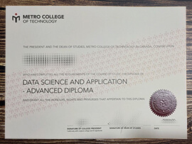 Get Metro College of Technology fake degree online.