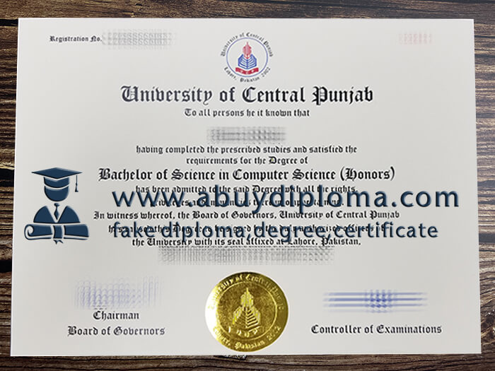 Buy University of Central Punjab fake diploma, Make UCP diploma.