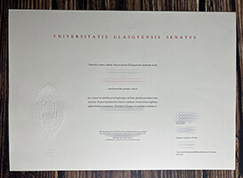 Make Vniversitatis Glasgvensis Senatvs diploma.