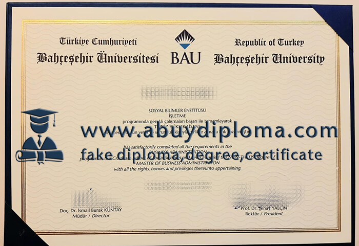Buy Bahcesehir University fake diploma online, Fake BAU degree online.