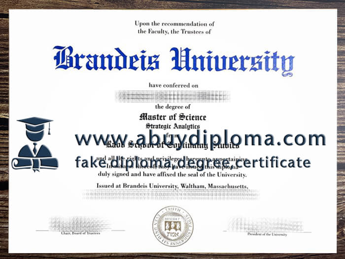 Buy Brandeis University fake diploma online.