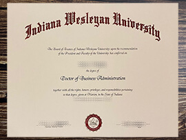 Get IWU fake diploma online, Fake Indiana Weslegan University degree.