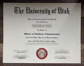 Get University of Utah fake diploma online.