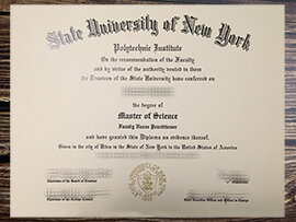 Order State University of New York fake diploma.