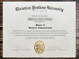 Get Christian Brothers University fake diploma online.
