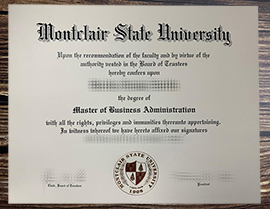 Obtain Montalair State University fake diploma online.