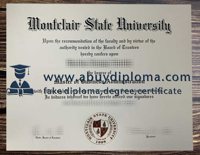 Buy Montalair State University fake diploma, Fake MSU degree online.