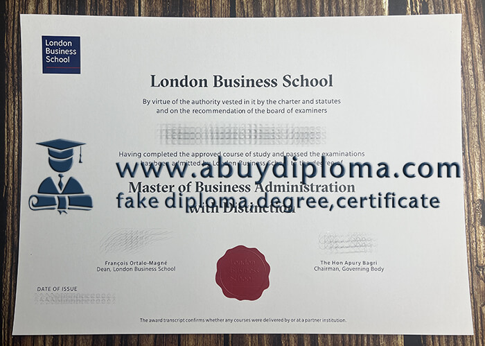 Buy London Business School fake diploma, Fake LBS degree online.