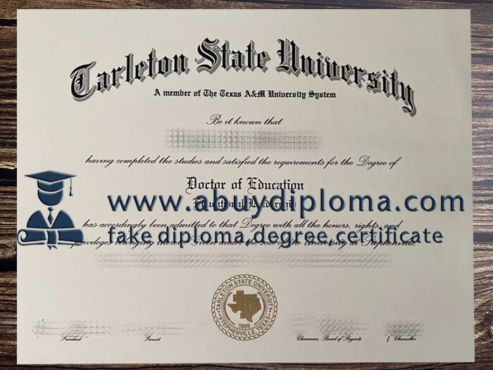 Buy Tarleton State University fake diploma.