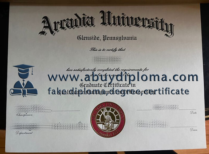 Get Arcadia University fake diploma online.